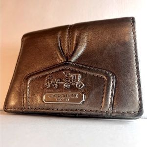 Coach leather wallet